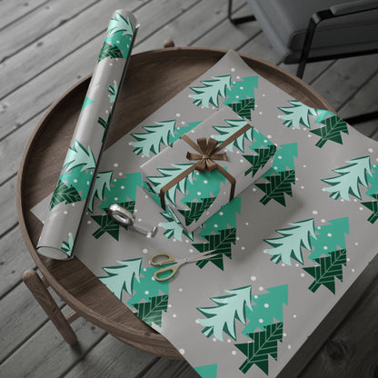 Modern Christmas trees - Gift Wrapper