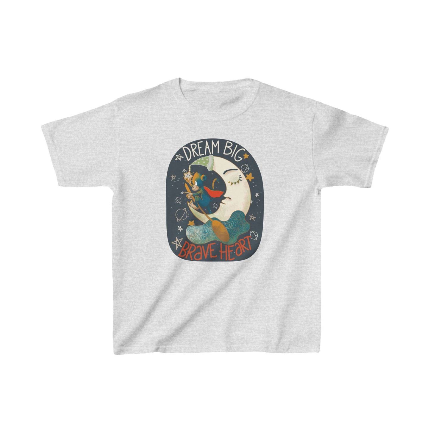 Dream Big, Brave Heart Kids Heavy Cotton™ Tee