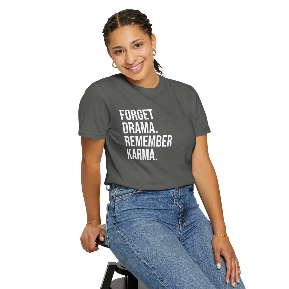 Forget Drama, Remember Karma — Unisex T-Shirt | KSL art