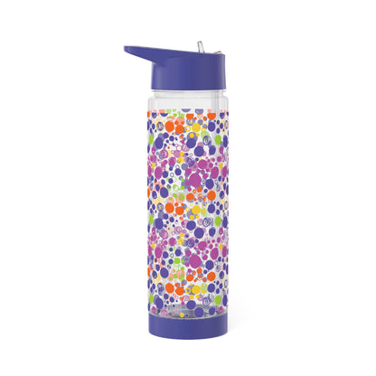 Fun colorful circles - Infuser Water Bottle