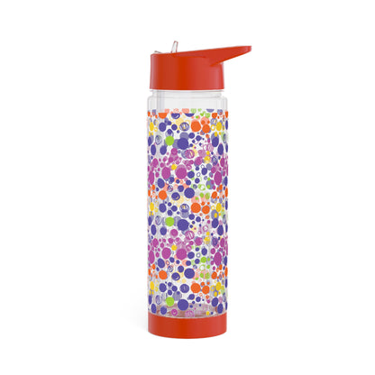 Fun colorful circles - Infuser Water Bottle