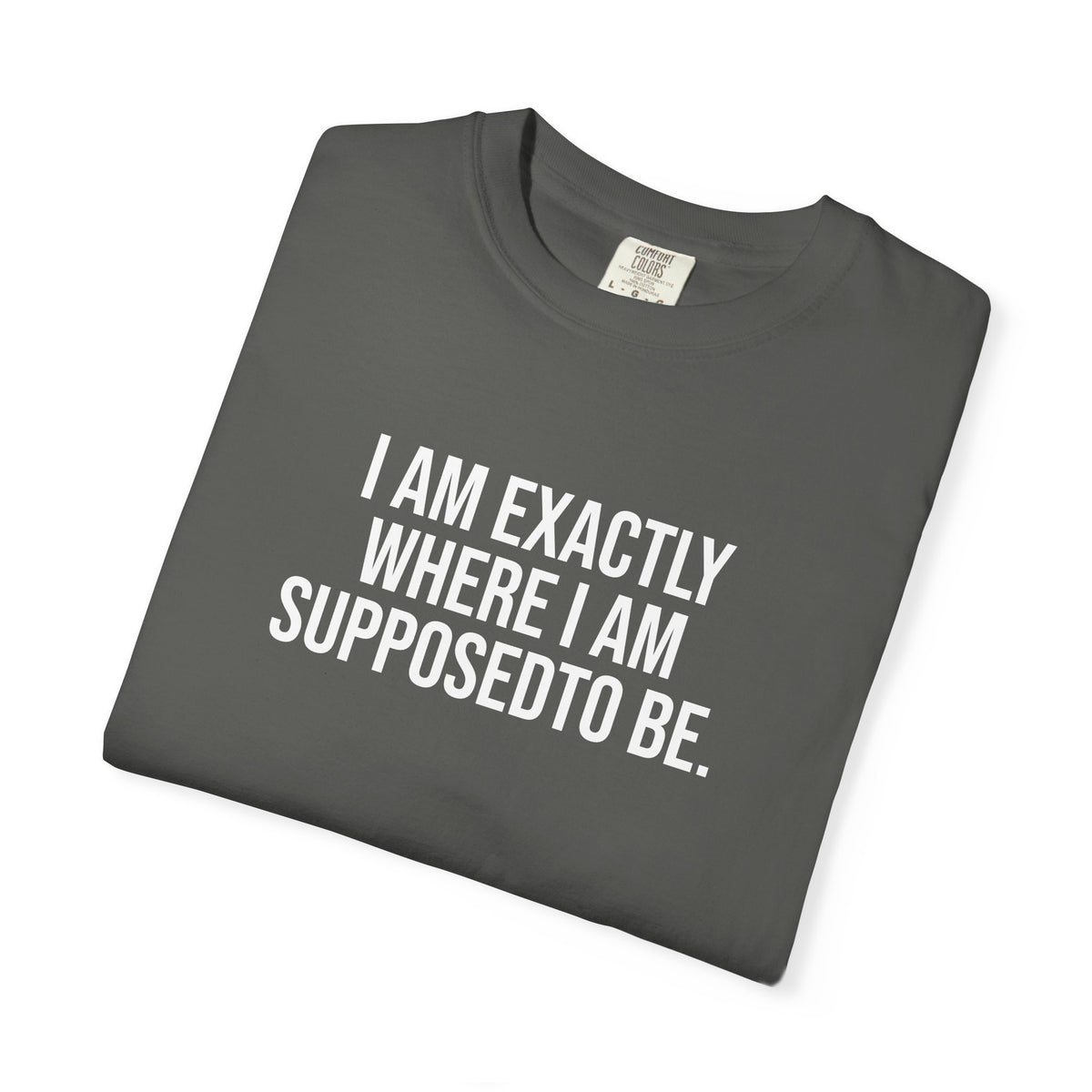 I am Where I am Supposed To Be — Unisex T-Shirt | KSL art