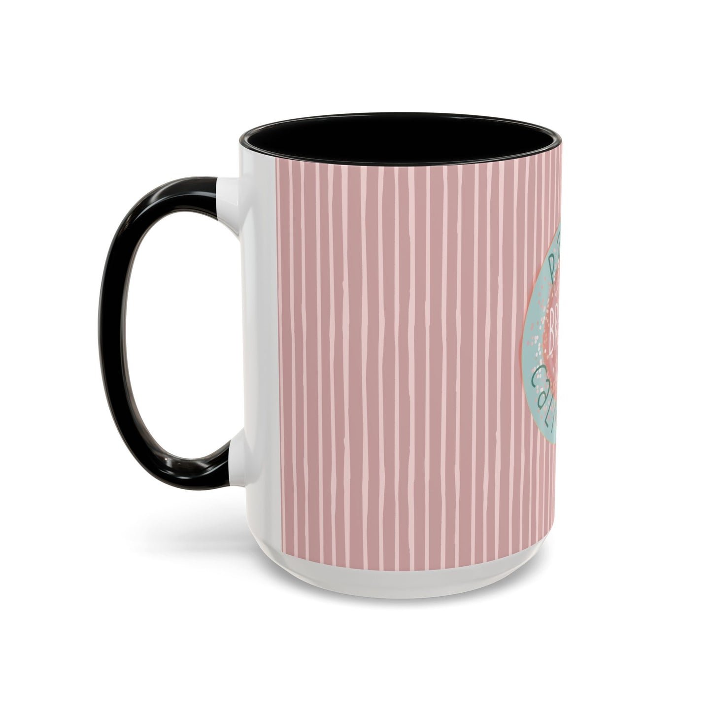 Pause Breathe Calm Down - Accent Coffee Mug (11, 15oz)