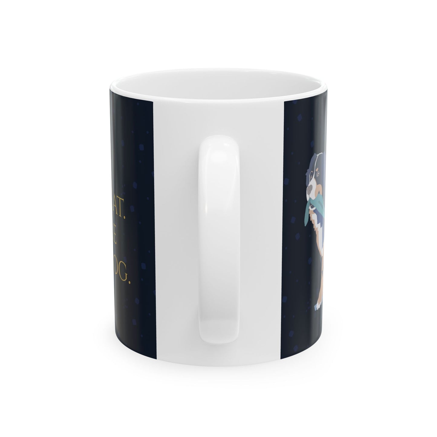 Nap Like a Cat. Hustle Like a Dog. — Ceramic Mug | KSL Art